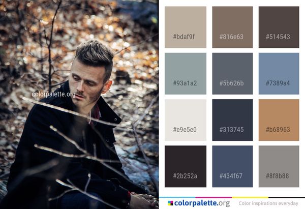Person Woody Plant Tree Color Palette