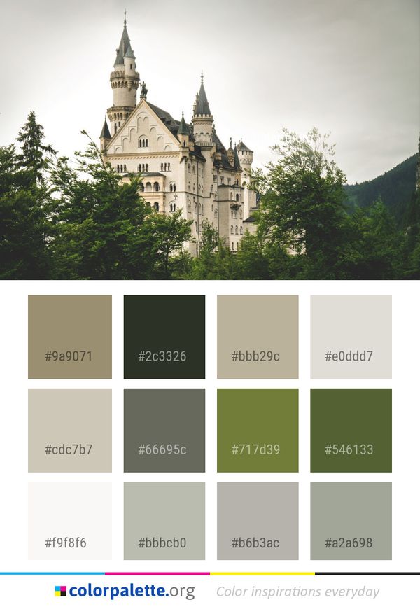 Sky Landmark Ch??teau Color Palette