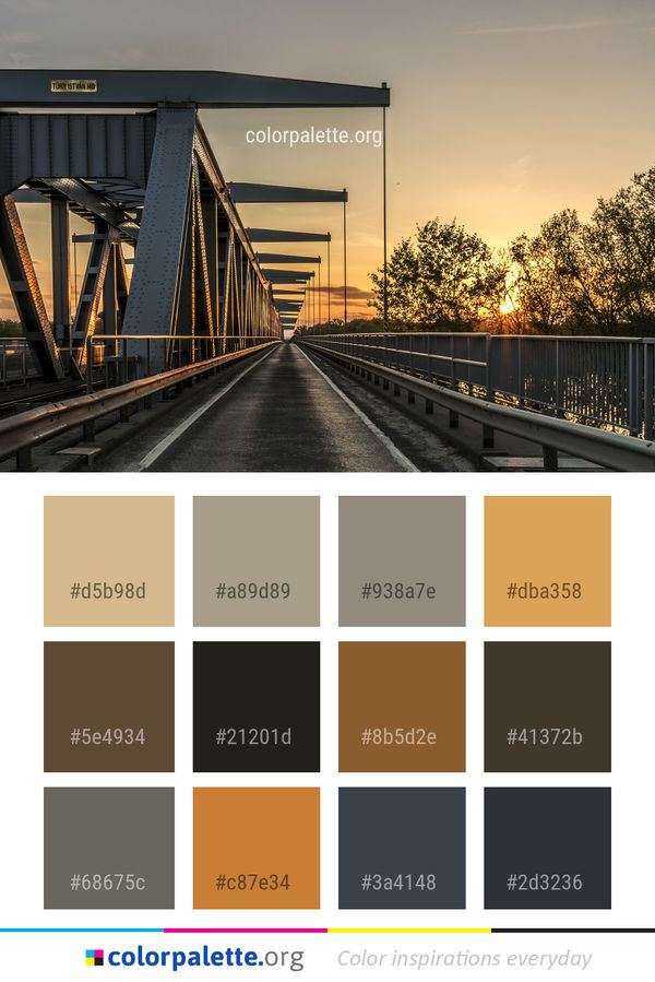 Track Bridge Transport Color Palette