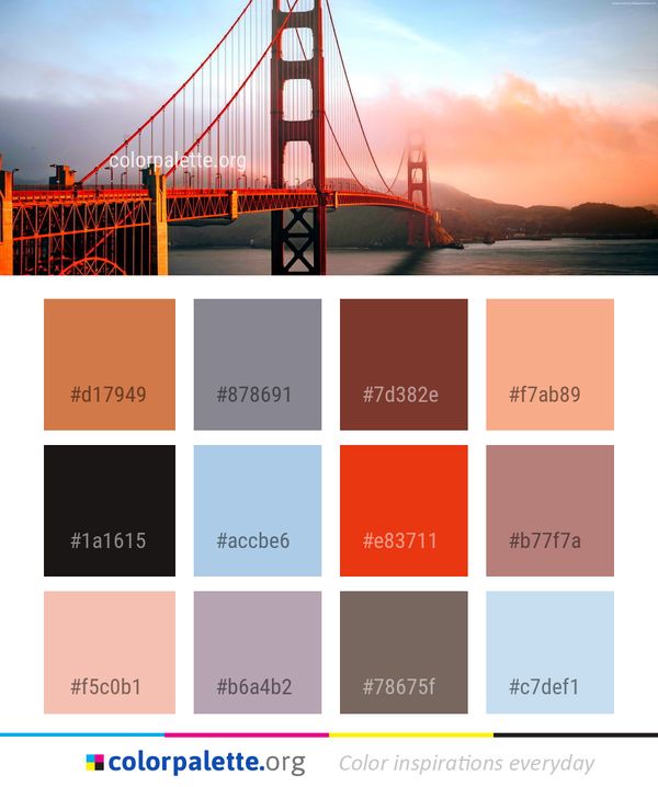 Bridge Sky Fixed Link Color Palette