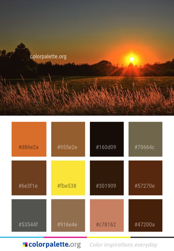 Nature Sky Sun Color Palette
