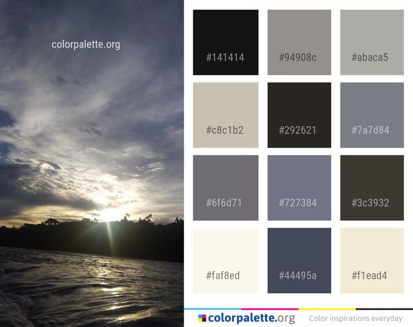 Sky Horizon Sea Color Palette