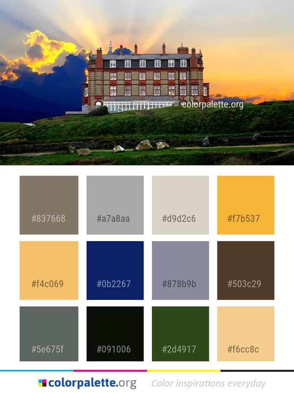 Sky Nature Landmark Color Palette
