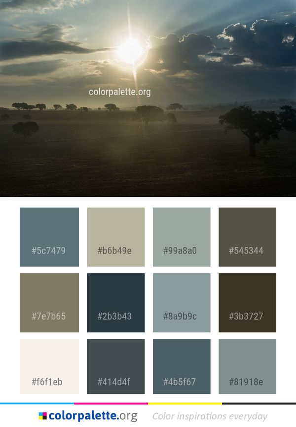 Sky Sunrise Atmosphere Color Palette