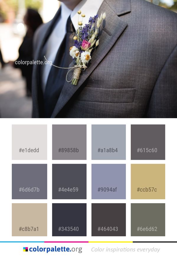 Suit Flower Photograph Color Palette