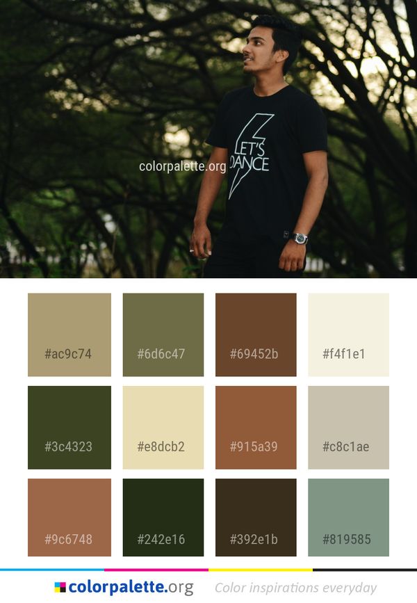 Tree Man Woody Plant Color Palette