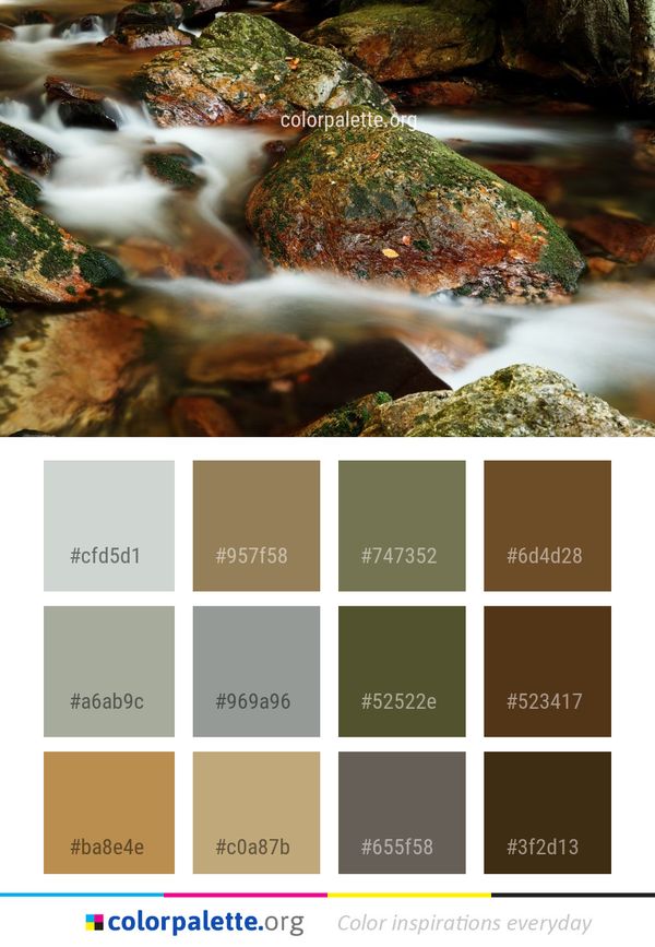 Water Nature Stream Color Palette