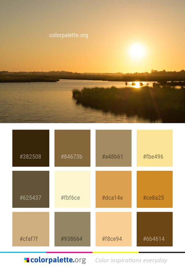 Sky Horizon Reflection Color Palette