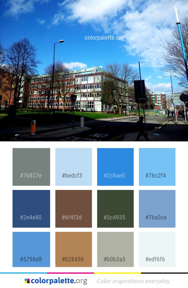 Sky Metropolitan Area Urban Color Palette