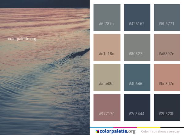 Sea Horizon Ocean Color Palette