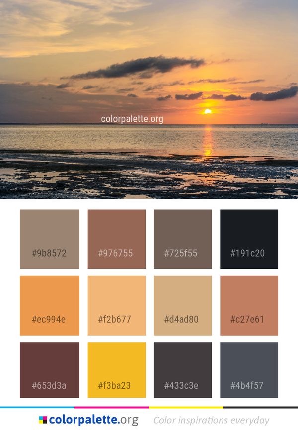 Sea Horizon Sky Color Palette
