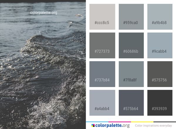 Water Sea Wave Color Palette