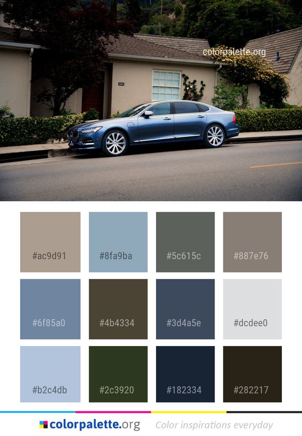 Motor Vehicle Car Luxury Color Palette