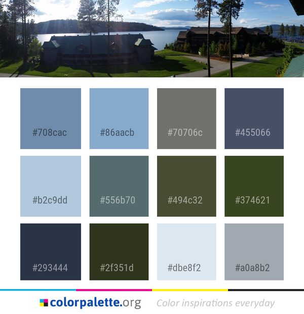 Nature Property Water Color Palette