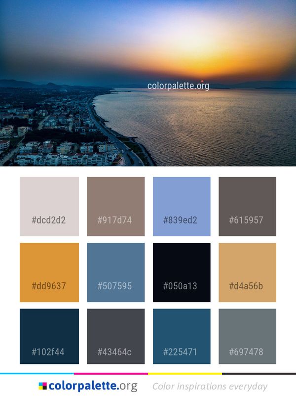 Sea Sky Horizon Color Palette