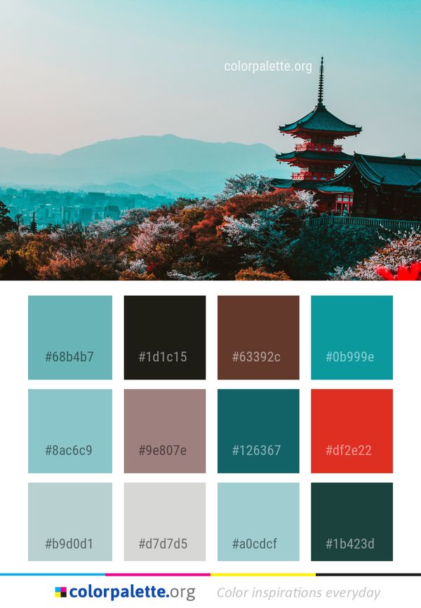 Sky Nature Landmark Color Palette