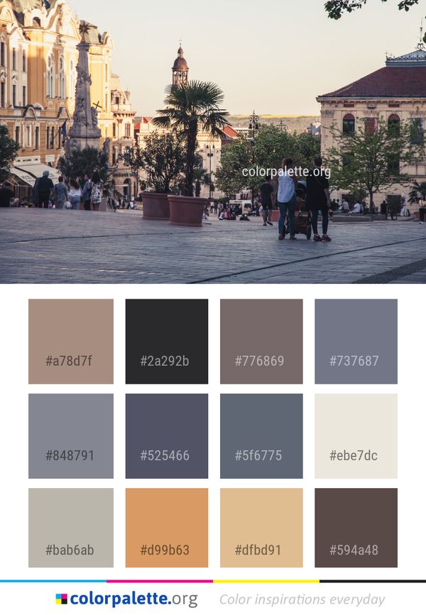 Town City Square Color Palette