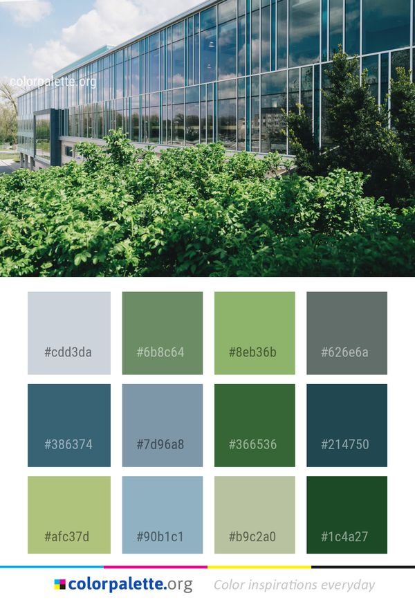 Architecture Greenhouse Facade Color Palette