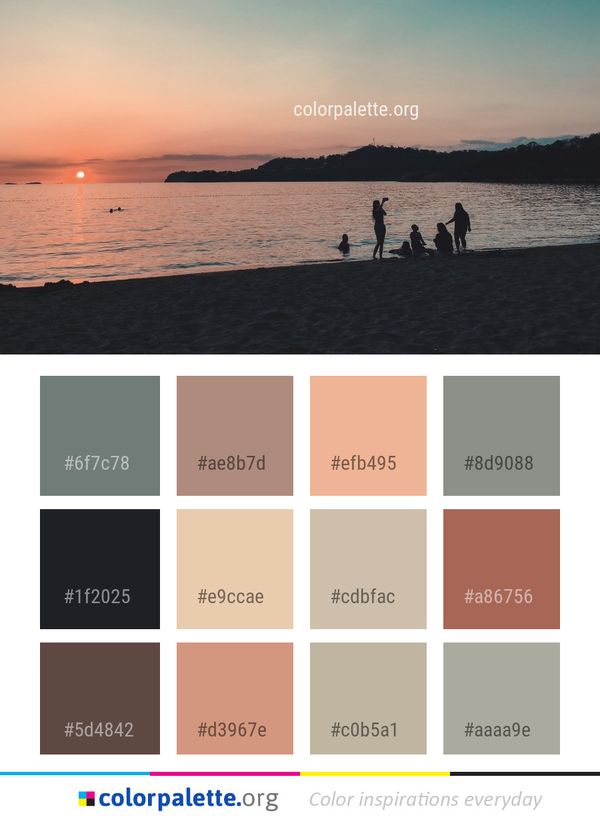 Sea Sky Horizon Color Palette