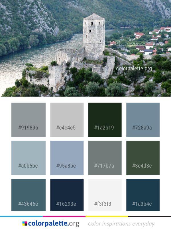 Historic Site Tourist Attraction Village Color Palette