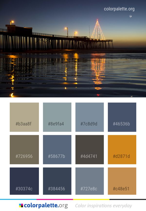 Reflection Body Of Water Color Palette