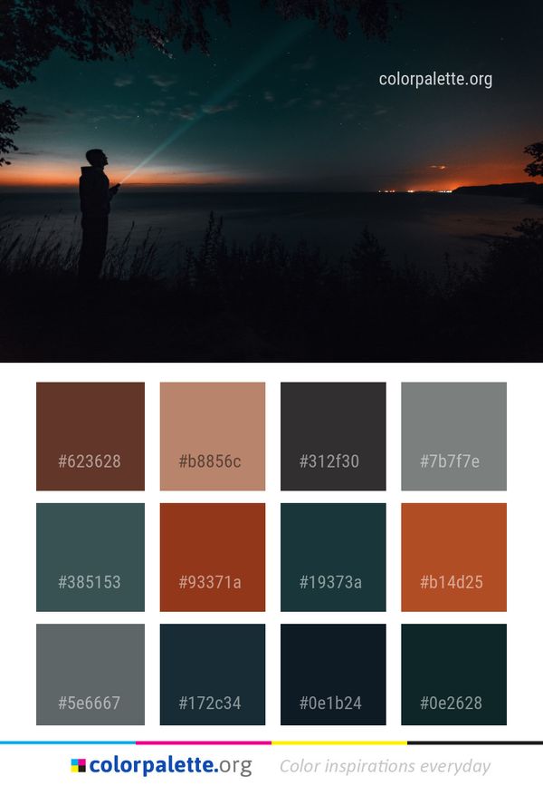 Sky Nature Water Color Palette
