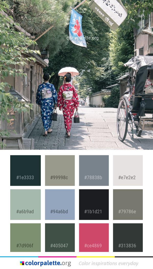 Vehicle Tree Plant Color Palette