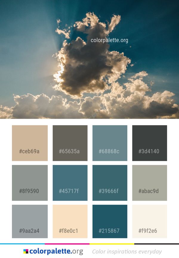 Cloud Sky Daytime Color Palette
