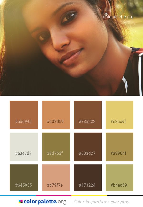 Face Eyebrow Beauty Color Palette