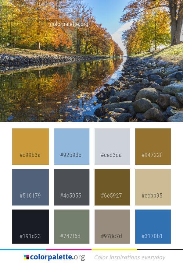 Reflection Water Nature Color Palette