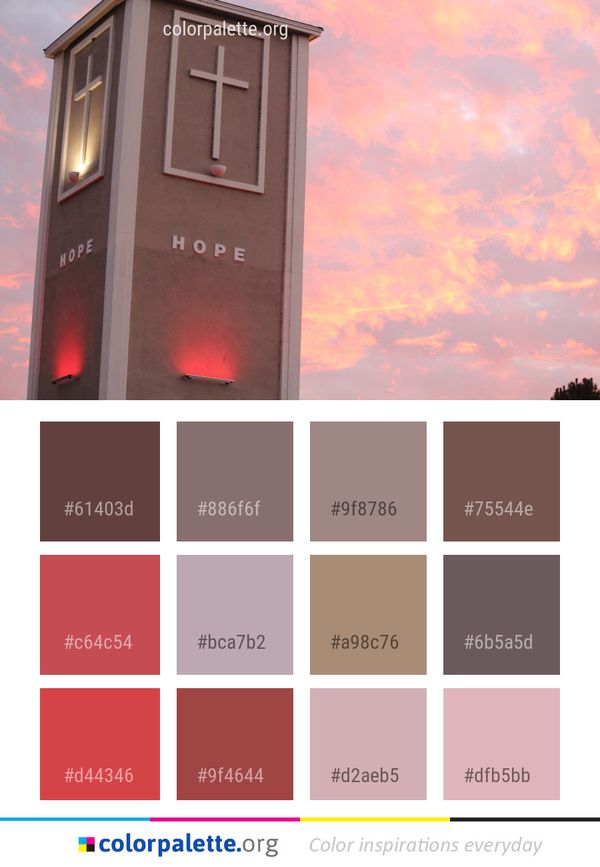 Sky Evening Heat Color Palette