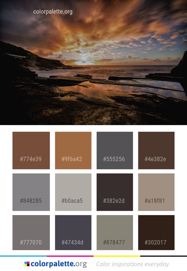 Sky Nature Reflection Color Palette