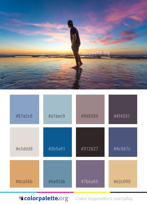 Sky Sea Horizon Color Palette