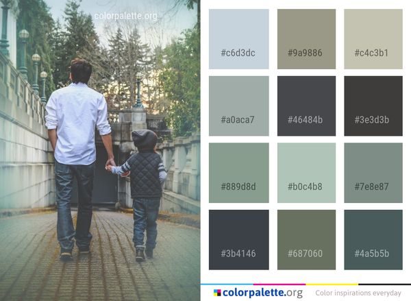 People Man Photograph Color Palette