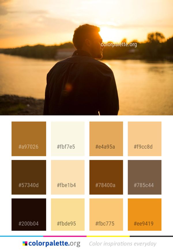 Photograph Sun Sky Color Palette