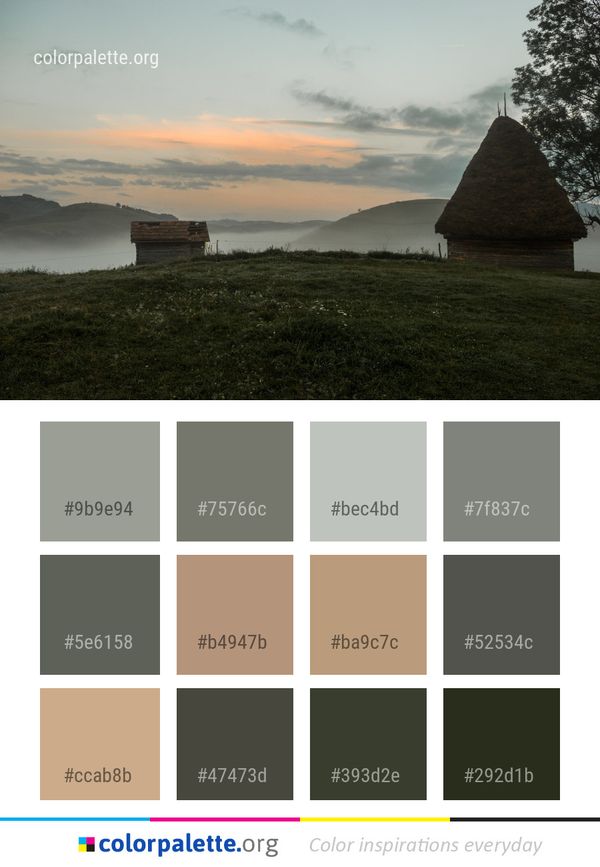 Sky Highland Cloud Color Palette