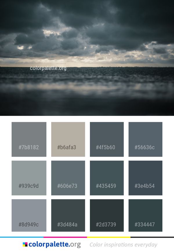 Sky Horizon Sea Color Palette