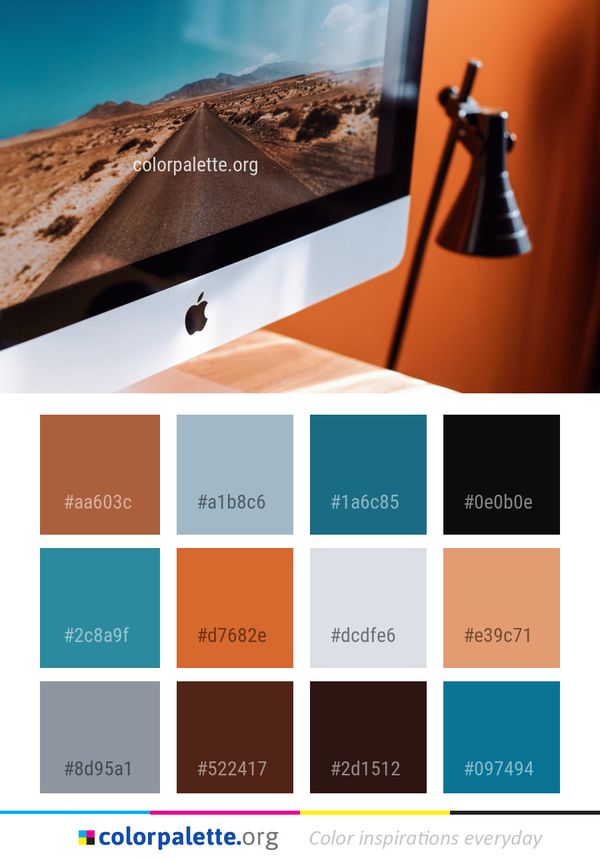 Wood Sky Stain Color Palette