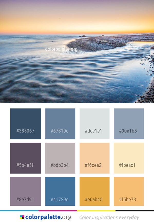 Sea Horizon Ocean Color Palette