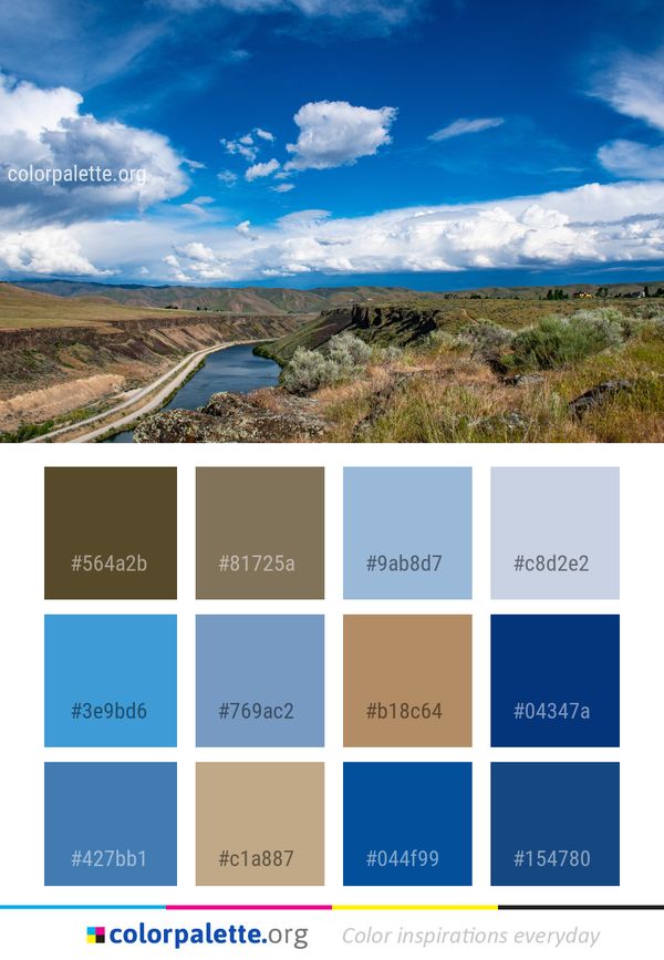 Sky Cloud Ecosystem Color Palette