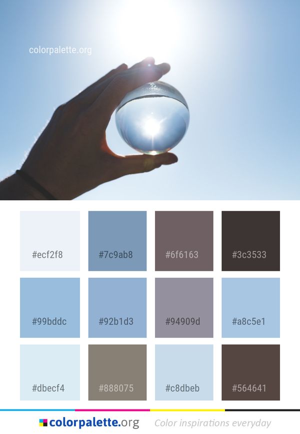 Sky Daytime Sphere Color Palette