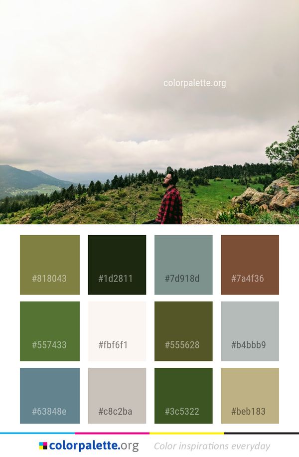 Sky Mountainous Landforms Cloud Color Palette
