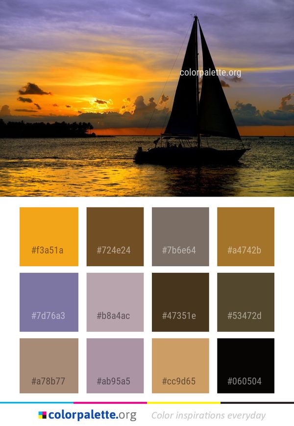 Sky Sunset Calm Color Palette