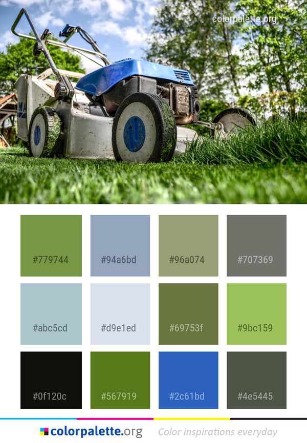 Land Vehicle Grass Color Palette