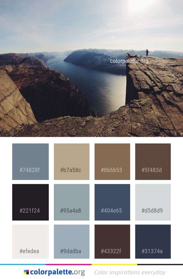 Ridge Highland Mountain Color Palette