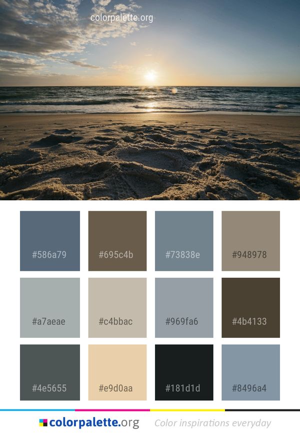 Sea Horizon Sky Color Palette