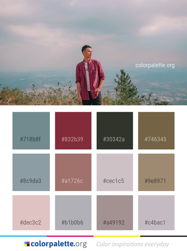 Sky Mountainous Landforms Cloud Color Palette