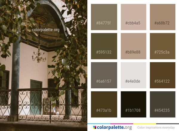 Arch Architecture Iron Color Palette