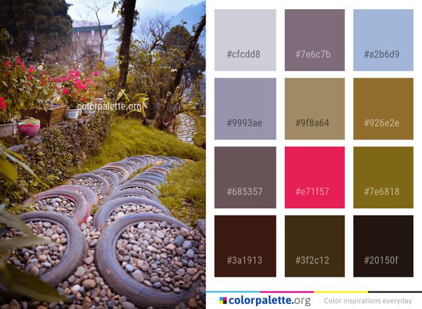Flower Leaf Plant Color Palette