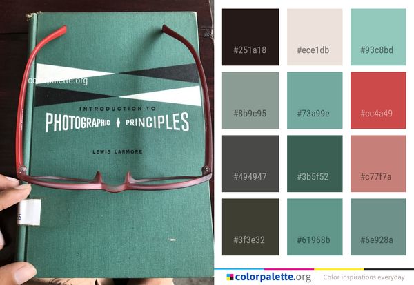 Green Text Font Color Palette
